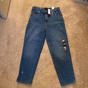 Banana republic high rise straight jeans